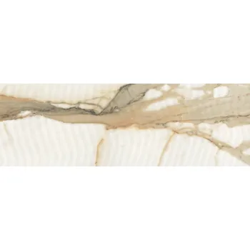 Warm Wind gold str. rekt. polysk - obkládačka rektifikovaná 29,8x89,8 bílá 165018