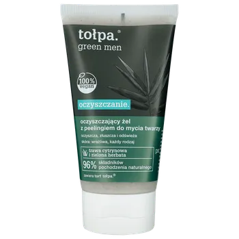 Čistící gel Tołpa Green Men čisticí gel s peelingem na mytí obličeje, 150 ml
