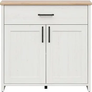 Komoda BRW Loksa komoda KOM2D1S, borovice bílá anderson