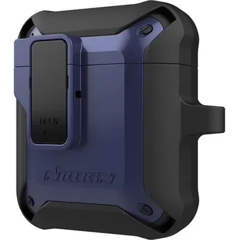 Příslušenství pro sluchátka Pouzdro pro AirPods s karabinou - Nillkin Bounce - Blue