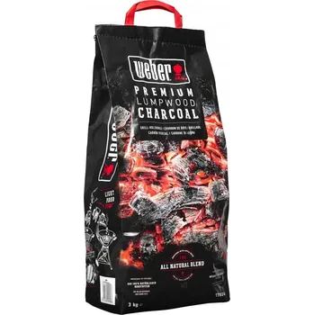 Weber Premium Dřevěné uhlí, 3 kg 17824