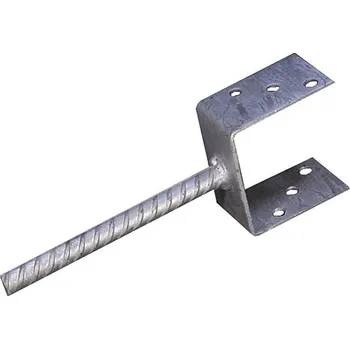 Vormann Kotevní patka s trnem, 60 × 91 × 100/300 mm, ocel 214265