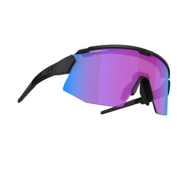 Sluneční brýle Brýle BLIZ ACTIVE BREEZE SMALL NANO OPTICS Matt Black w Nordic Light Begonia - Violet w Blue Multi + Brown w Silver Mirror 52212-14N