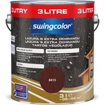 Swingcolor PREMIUM Lazura s dlouhodobou ochranou, palisandr, polomatná, 3 l 6189.T0003.8415