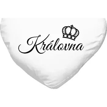 Polštář Polštář srdce 40x35 cm Královna