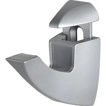Držák na polici Držák police Scoop, kov, stříbrný, 2 ks 16832