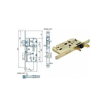 zadlabací zámek Satos Zámek obyč.K 220 BZn P 72/77