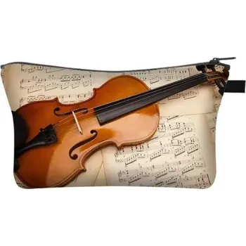 Kosmetická taška s potiskem housle