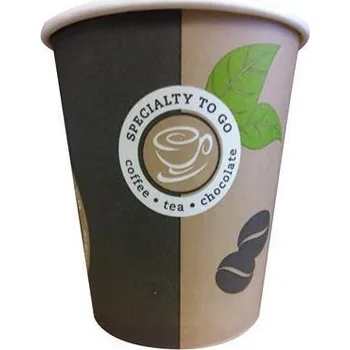 Jednorázové nádobí NO NAME Kelímek, hnědá, papír, 2 dl, 80 ks ,balení 80 ks 26112