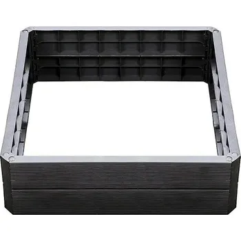 Vyvýšený záhon Béžový plast Květináč Aga 80 cm x 80 x 25 cm