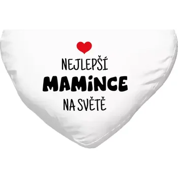 Polštář Polštář srdce 40x35 cm Nejlepší mamince na světě