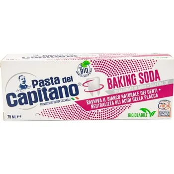 Dentální hygiena Pasta del Capitano Whitening Baking Soda zubní pasta 75 ml