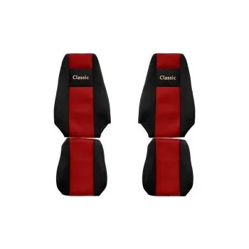 Potah sedadla Sada potahů sedaček (sedadel) pro RENAULT MAGNUM DXI (od roku 2007) červená 20293