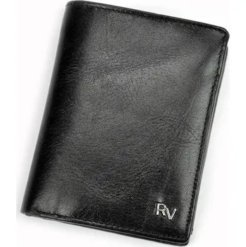 Peněženka Černá kožená peněženka Rovicky RV-278 + RFID