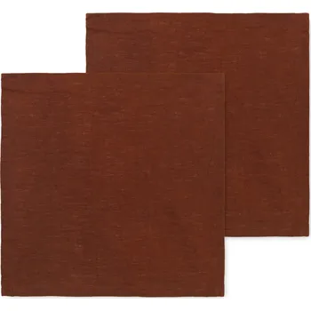 Papírový ubrousek Ferm Living, Ubrousky Ferm Living lněné skořicové 2 ks - Formadore