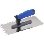 LEVIOR Hladítko nerezové 130x270mm zub 10x10, dvousl. rukojeť G-11 0244