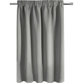 Závěs Závěs s řasicí páskou Elba, zatemňující, 160 × 140 cm, šedý BH-752152