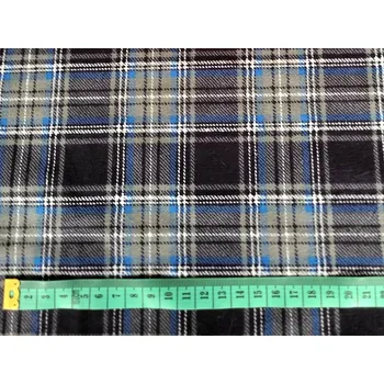 Flanel tmavě modrá kostka artikl FL01