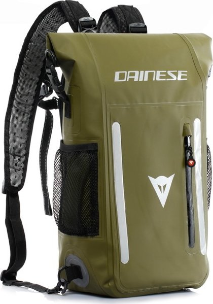 Dainese Dainese EXPLORER WP 15L nepromokavý batoh na motorku zelený Černá