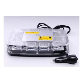 Maják LED rampa - Maják oranžový LED 12-24V, 30LEDx3W - max 90W, 280x165x57mm, magnetický 1727