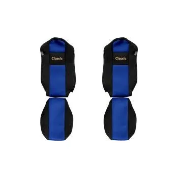 Potah sedadla Sada potahů sedaček (sedadel) pro MERCEDES ACTROS MP4/MP5 (od roku 2011) modrá 20371