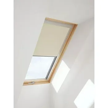Roleta Roleta na střešní okno Siesta, 78 × 118 cm, určeno pro střešní okna Thermo, béžová DUA M6A 4219 CON