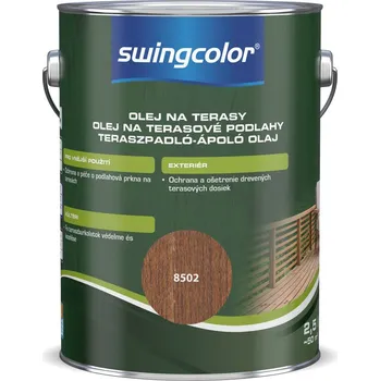 Olej na dřevo Swingcolor Terasový olej bangkirai, Bangkirai, 2,5 l 6434.T02,5.8502