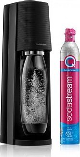 SodaStream Terra Black + láhev SodaStream Fuse 1 l + bombička