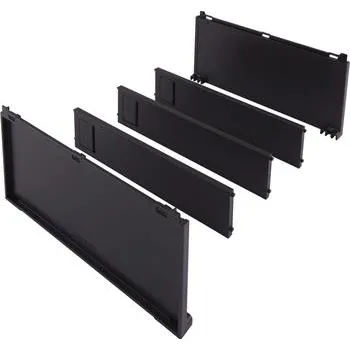 Příborník do zásuvky BLUM ZC7B0200S Ambia Line sada pro uložení lahví šířka 200mm Karbonově černá