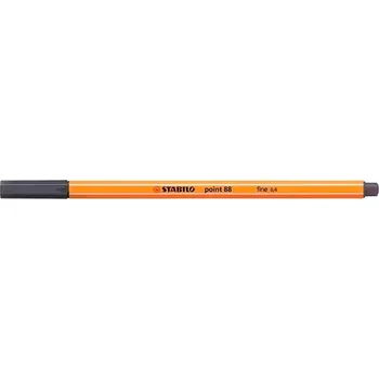 Stabilo Liner Point 88, tmavě šedivá (payne's grey), 0,4 mm, STABILO 23755