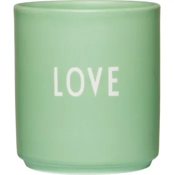 Design Letters, Hrnek Favourite Love světle zelený - Formadore