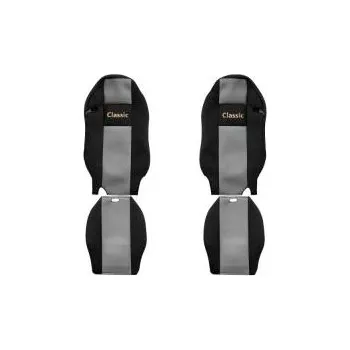 Potah sedadla Sada potahů sedaček (sedadel) pro MERCEDES ACTROS MP3, šedá 20319