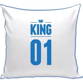 Polštář Polštář barevný 32x32 cm King s vlastním číslem