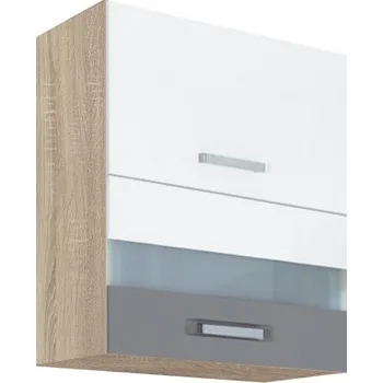 Kuchyňská skříňka Fadome Horní výklopní kuchyňská skříňka Global 40G-60 Zvolte kování: Basic GTV, Zvolte korpus: Dub sonoma