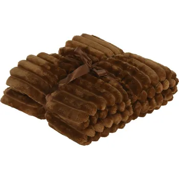 deka Žakárová deka Callie hnedá, 130 x 150 cm