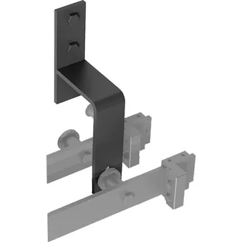 LOFT Příslušenství pro posuvné dveře nástěnný držák, černý, ocel&nbsp;Z36127