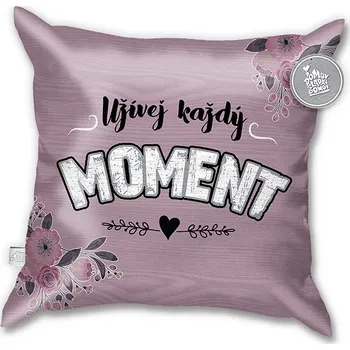 Polštář Nekupto Polštář Užívej každý moment Sladký domov