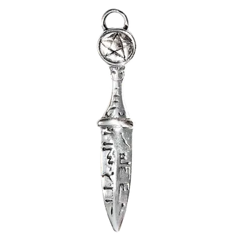 Kuchyňský nůž Athame - Amulet - postříbřený