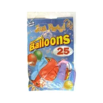Hračka pro nejmenší Balónky nafukovací 25ks malé JUST PARTY (LOTUS)
