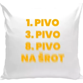 Polštář Polštář bílý 40x40 cm Na šrot