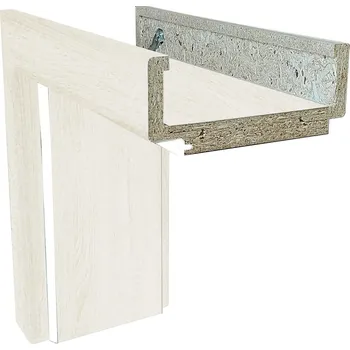 Zárubeň Solodoor Obložková zárubeň 70 P, 730 × 1982 mm, fólie, tloušťka zdi: 95–115 mm, pravá, andorra white 701000065811