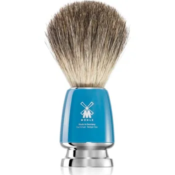Štětka na holení Mühle RYTMO Pure Badger štětka na holení z jezevčí srsti Blue Resin 1 ks