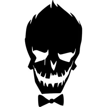 samolepka Samolepka (na auto, notebook) Suicide Squad - Joker (černá)