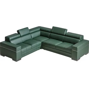 Obývací pokoj Dolmar Rozkládací rohová sedačka Parys 3 Barevné provedení: Cayanne 1117 red eko kůže, Zvolte stranu sed. soupravy: Levá strana