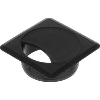 kabelová chránička Interex Kabelová průchodka QUADRO PVC / černá