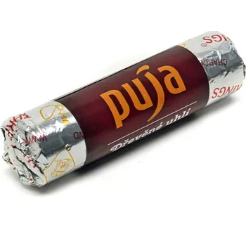 Vonná tyčinka Puja Dřevěné uhlí, průměr 33 mm, 10 tablet