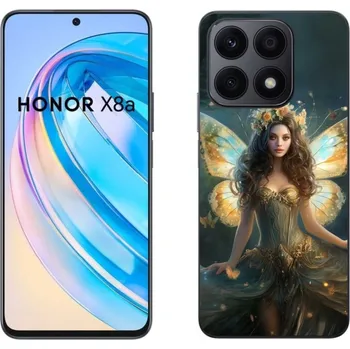 Pouzdro na mobilní telefon Gelový kryt mmCase na Honor X8a - motýlí žena