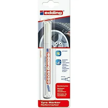 Edding Popisovač pneumatik 8050, bílá, odolnost vůči otěru, světlu a vodě&nbsp;7580004001