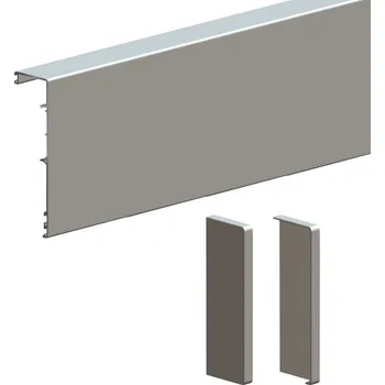 Nábytkové kování Herkules Glass Sada pro posuvné dveře hliníková garnýž, 2010 mm, stříbrná&nbsp;219-031