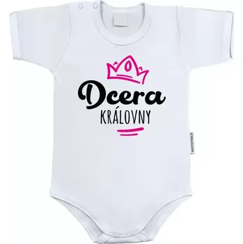 Kojenecký body Dětské body s krátkým rukávem Dcera královny